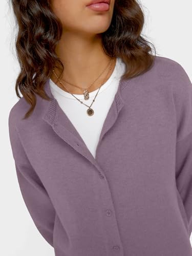 Trendy Queen Cropped Cardigan Sweaters for Women Lightweight Crop Knit Y2k Fall Outfits Fashion Clothes 2025