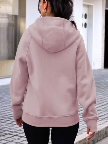 Trendy Queen Womens Zip Up Hoodies Fleece Jackets Oversized Sweatshirts Fall Fashion Outfits Sweaters Winter Clothes