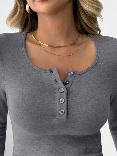 Trendy Queen Women's 2 Piece Matching Lounge Sets Fall Fashion Outfits Henley Neck Sweater Top Wide Leg Pants Sweat Suits