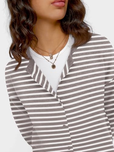 Trendy Queen Cropped Cardigan Sweaters for Women Lightweight Crop Knit Y2k Fall Outfits Fashion Clothes 2025