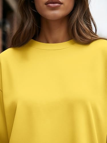 Trendy Queen Womens Oversized Long Sleeve T Shirts 2025 Basic Crewneck Tee Fall Tops Casual Workout Y2K Clothes