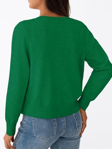 Trendy Queen Womens Cardigan Sweaters Lightweight Crew Neck Outfits Fall Fashion 2025 Clothing