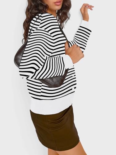 Trendy Queen Cropped Cardigan Sweaters for Women Lightweight Crop Knit Y2k Fall Outfits Fashion Clothes 2025