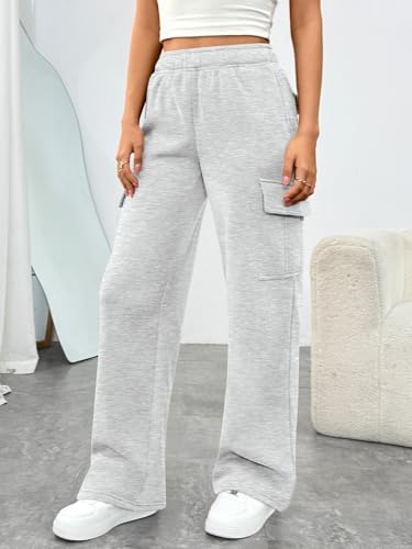 Trendy Queen Womens Sweatpants Wide Leg Cargo Barrel Baggy Pants Joggers Fall Clothes Work 2025 Travel Outfits