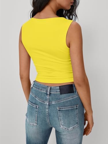 Trendy Queen Women Going Out Summer Tank Tops Spring Casual Basic Cute 2025 Sleeveless Shirt Vacation Fashion Outfit Clothes