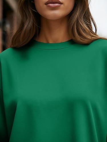 Trendy Queen Womens Oversized Long Sleeve T Shirts 2025 Basic Crewneck Tee Fall Tops Casual Workout Y2K Clothes