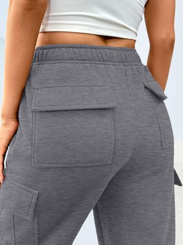 Trendy Queen Womens Sweatpants Wide Leg Cargo Barrel Baggy Pants Joggers Fall Clothes Work 2025 Travel Outfits