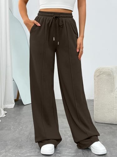 Trendy Queen Womens Wide Leg Sweatpants Baggy Loose Fall Barrel Casual Lounge Athletic Pants Comfy Teen Girl Cute y2k Joggers