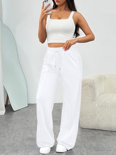 Trendy Queen Womens Wide Leg Sweatpants Baggy Loose Fall Barrel Casual Lounge Athletic Pants Comfy Teen Girl Cute y2k Joggers