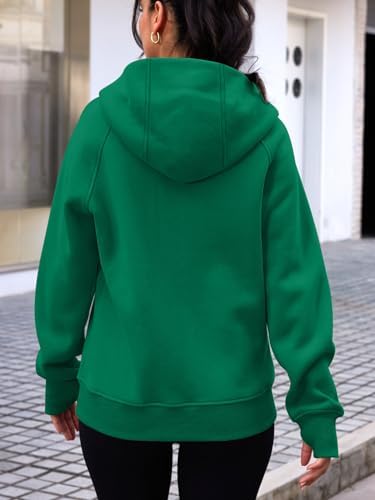 Trendy Queen Womens Zip Up Hoodies Fleece Jackets Oversized Sweatshirts Fall Fashion Outfits Sweaters Winter Clothes