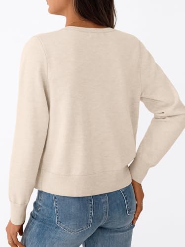 Trendy Queen Womens Cardigan Sweaters Lightweight Crew Neck Outfits Fall Fashion 2025 Clothing