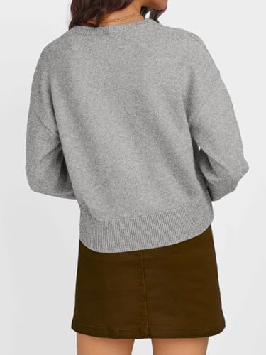 Trendy Queen Cropped Cardigan Sweaters for Women Lightweight Crop Knit Y2k Fall Outfits Fashion Clothes 2025