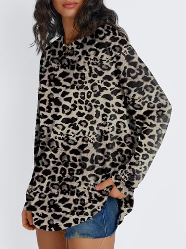 Trendy Queen Womens Oversized Long Sleeve T Shirts 2025 Basic Crewneck Tee Fall Tops Casual Workout Y2K Clothes