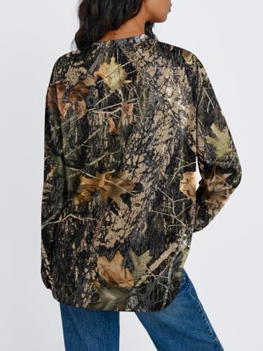 Trendy Queen Womens Oversized Long Sleeve T Shirts 2025 Basic Crewneck Tee Fall Tops Casual Workout Y2K Clothes