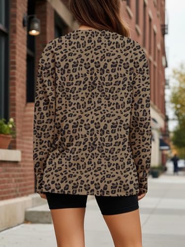 Trendy Queen Womens Oversized Long Sleeve T Shirts 2025 Basic Crewneck Tee Fall Tops Casual Workout Y2K Clothes